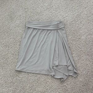 Simply Vera Vera Wang Asymmetrical Gray Skirt